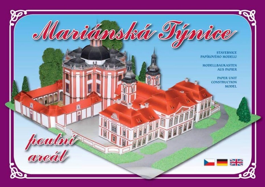 Mariánská Týnice poutní areál - Stavebnice papírového modelu - main (0)