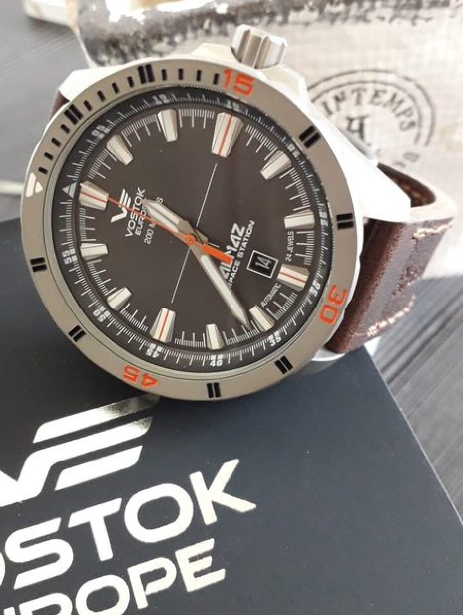 Vostok Europe Almaz Titanium Line NH35A/320H263 - Černý silikonový řemínek - main (4)