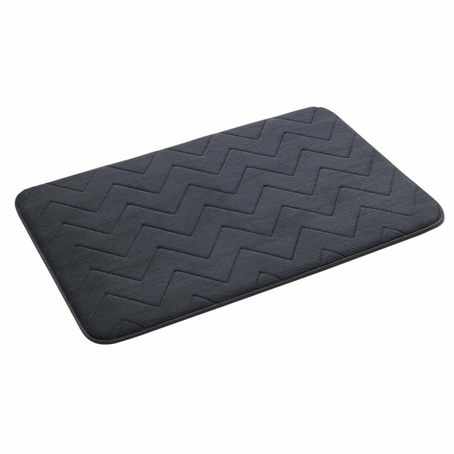 GEDY 96MS508085 Mousse koupelnová předložka antracit, 50 x 80 cm - main (0)