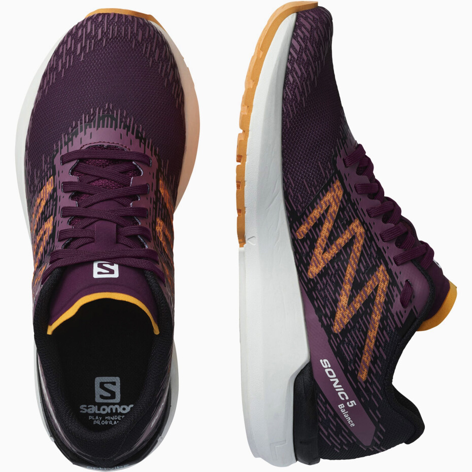 Salomon Sonic 5 Balance W L41710400 grape wine/black/blazing orange - main (5)
