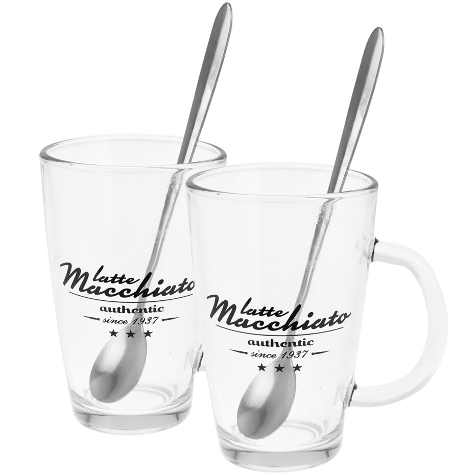 Sada sklenic s ouškem na Latte Macchiato 300 ml, 2 ks - main (0)