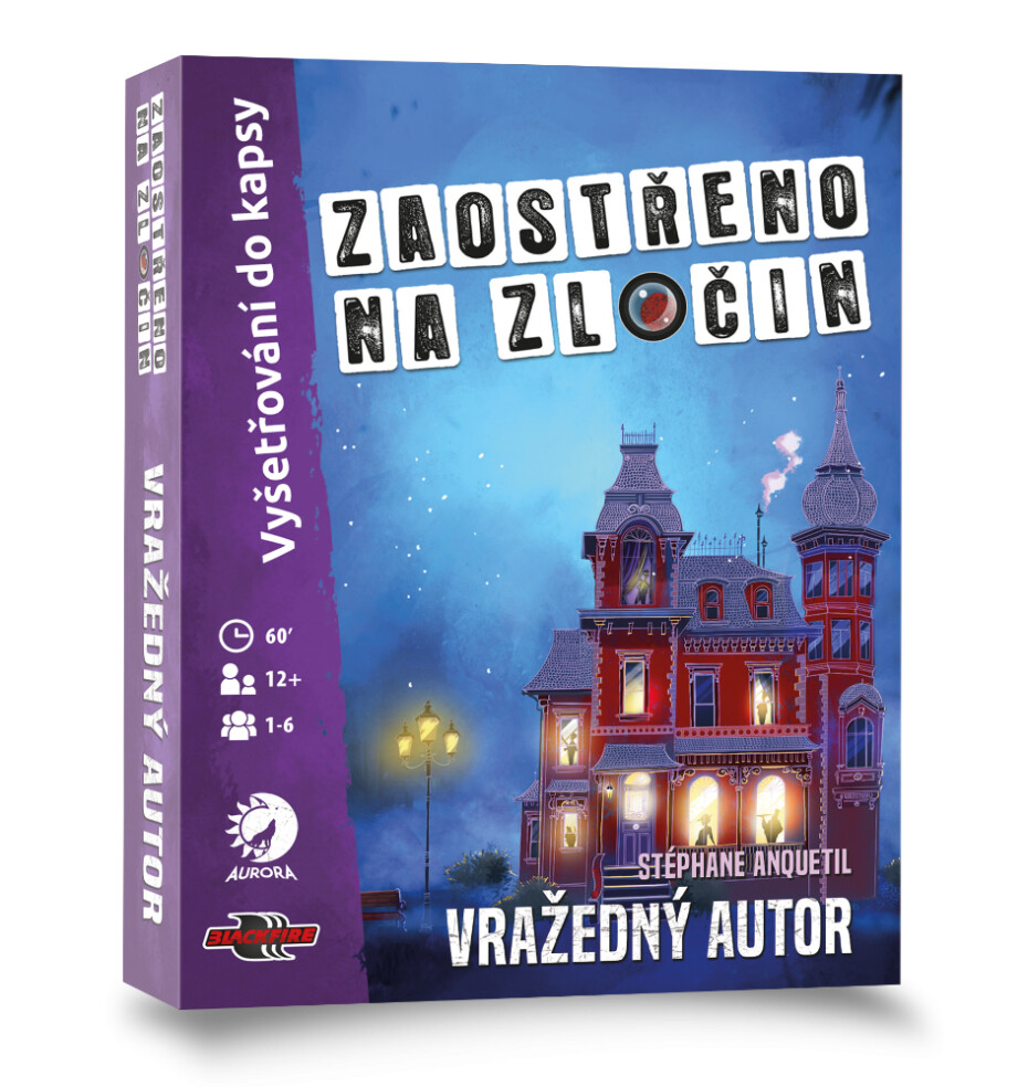 Zaostřeno na zločin - Vražedný autor (karetní hra) - main (0)