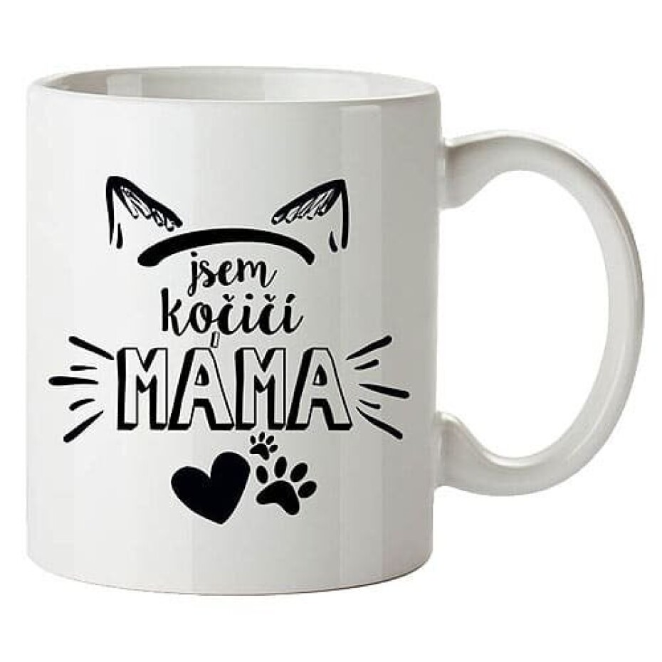 Bohemia Gifts Keramický hrnek - Jsem kočičí máma, 350 ml - main (0)