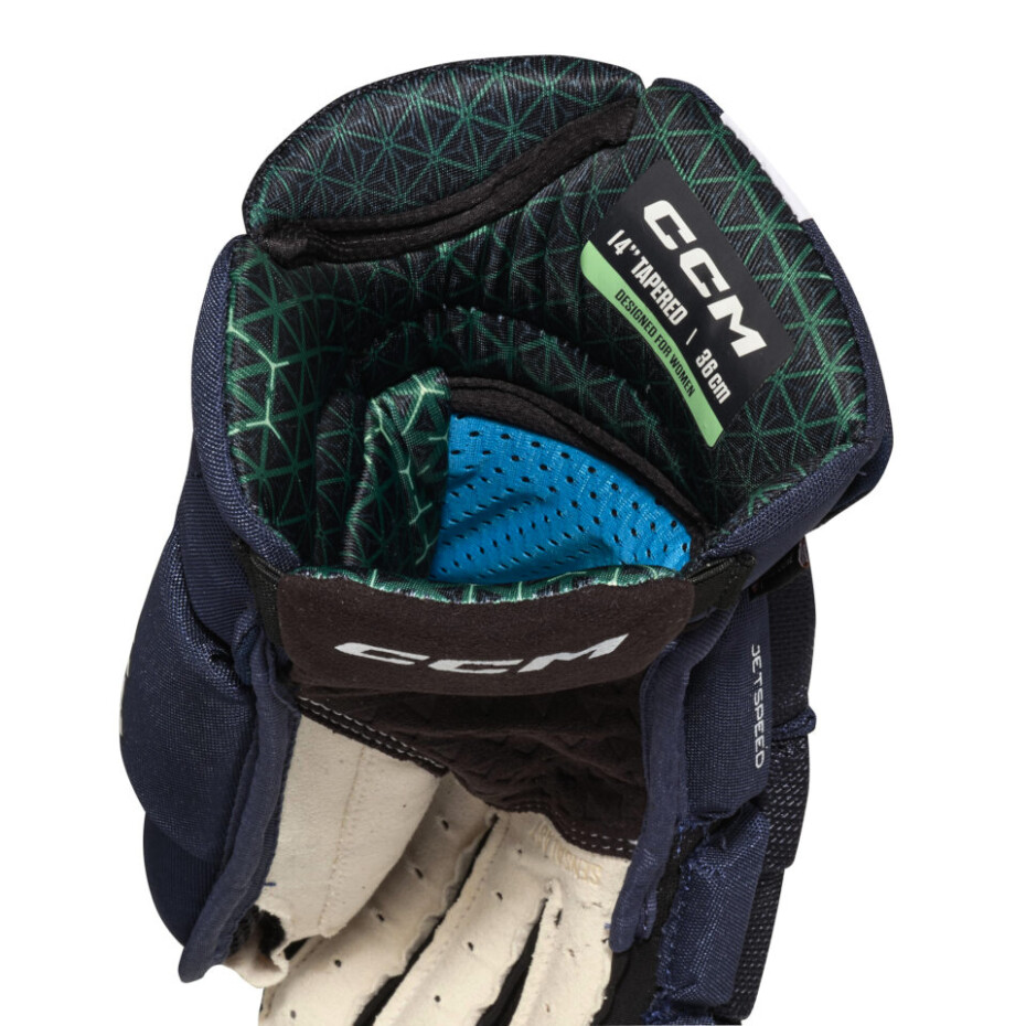 Hokejové rukavice CCM JetSpeed FTWomen Navy/White Senior 12 palců - main (3)