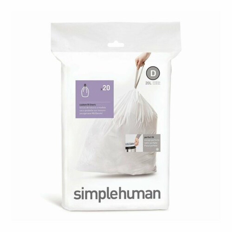 Simplehuman Sáčky do odpadkového koše D 20 L, 20 ks - main (2)