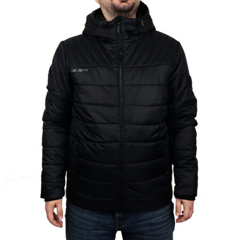 Pánská bunda Bauer Supreme Hooded Puffer Black L - main (0)