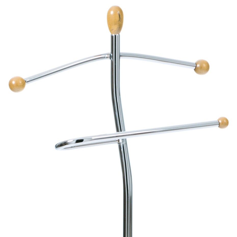 Němý sluha 82646 NAT chrom/dub, 118 cm - main (1)