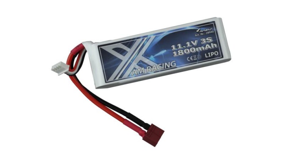 Amewi Aku AMXRacing LiPo 3S 11,1V/1800mAh T-zástrčka - main (0)