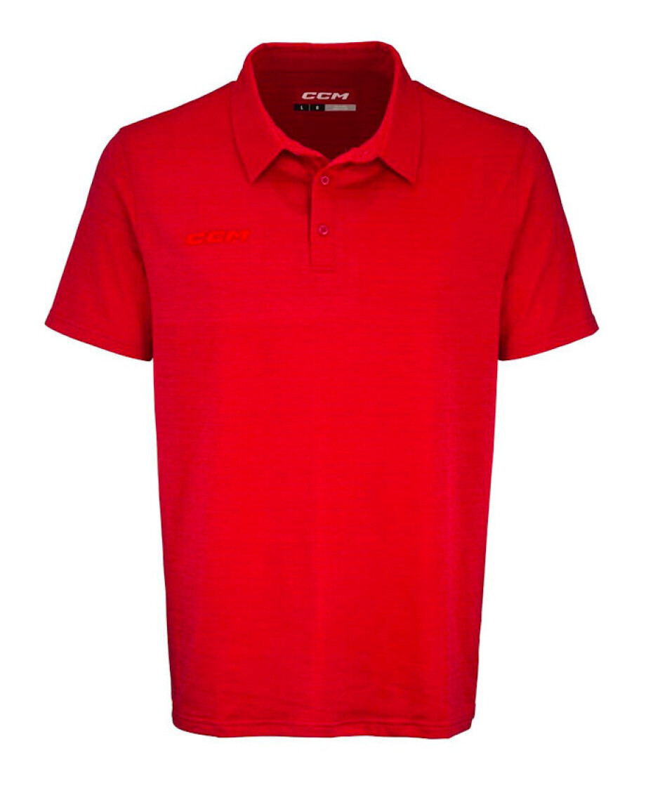 Pánské tričko CCM  Fitted Polo Red XS - main (0)