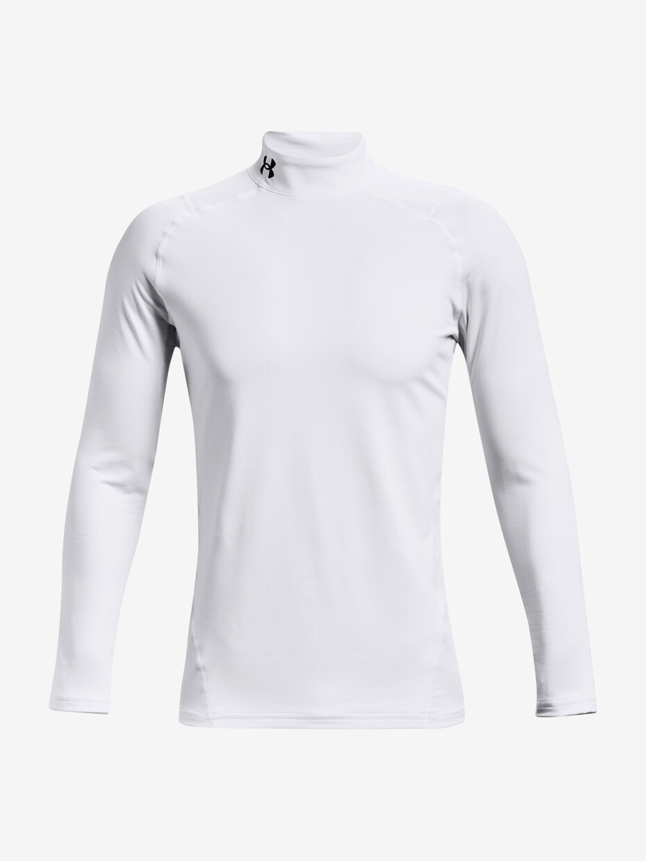Pánské tričko Under Armour  Fitted Mock-WHT XL - main (4)