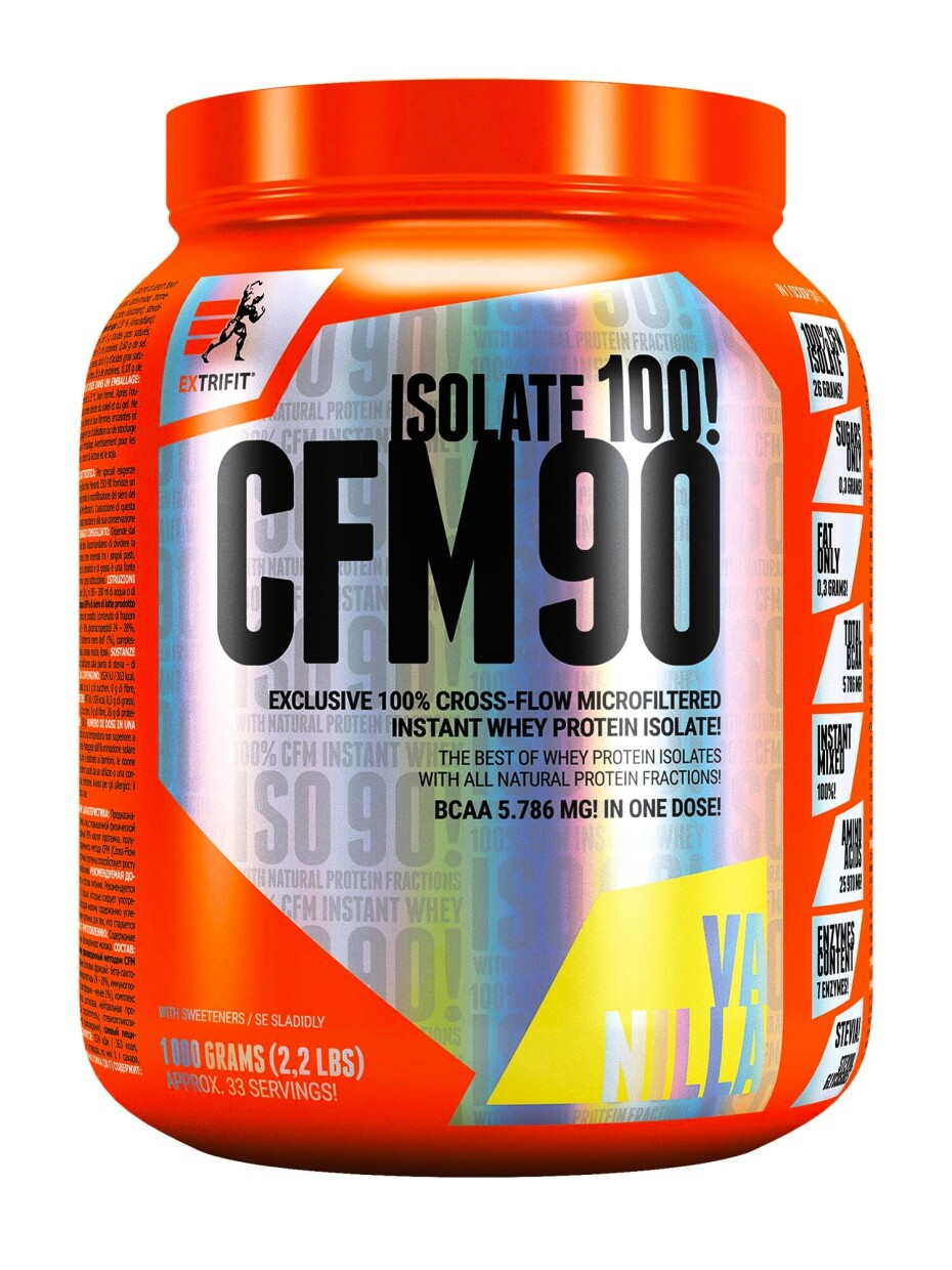 Extrifit CFM90 Instant Whey Isolate 1000 g čokoláda - main (1)