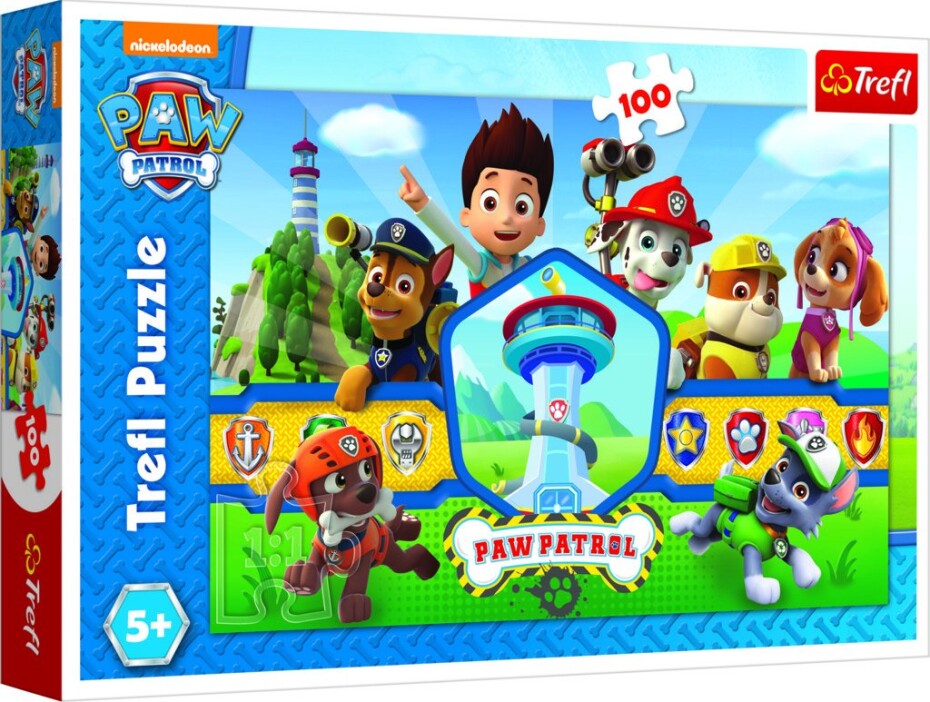 Trefl Puzzle Tlapková patrola - Tým hrdinů / 100 dílků - Tiny Love - main (0)