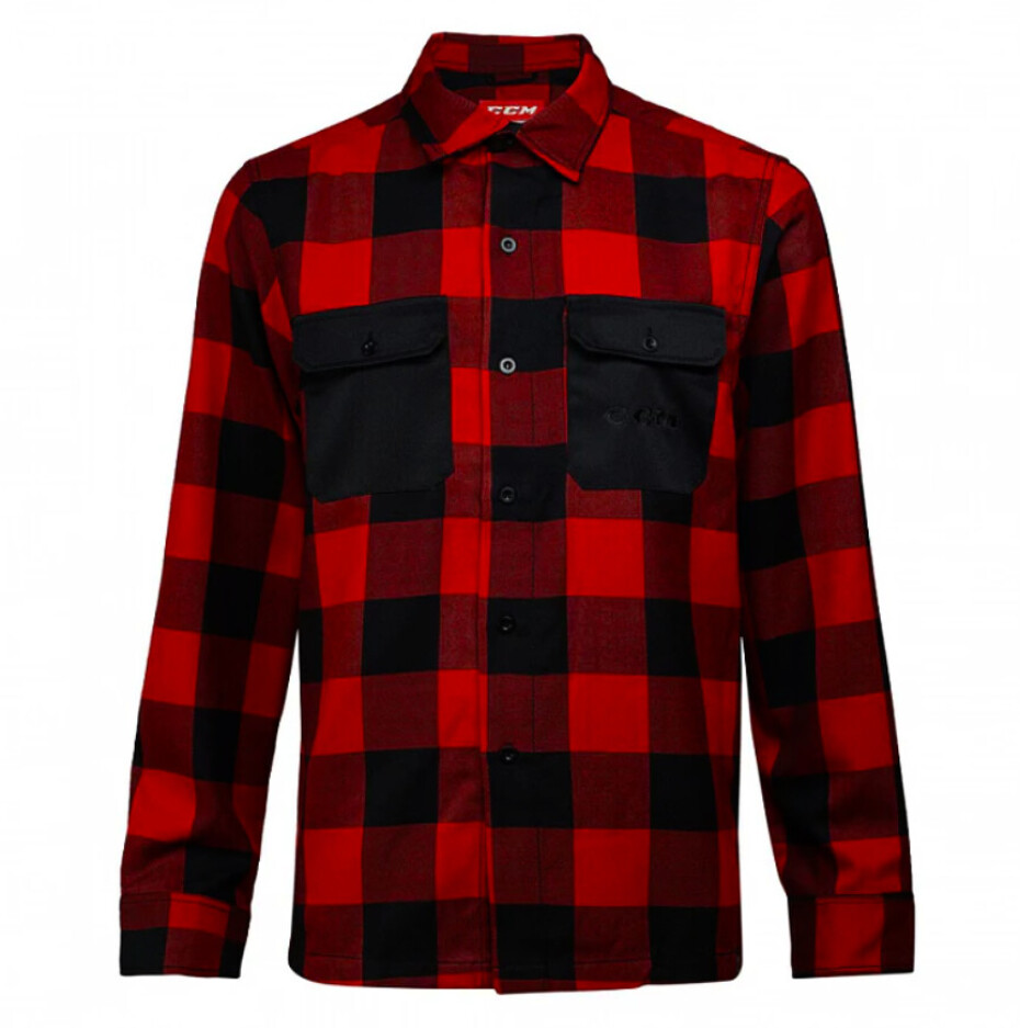 Pánská košile CCM Holiday HOLIDAY LUMBER WORKING SHIRT Black - main (0)