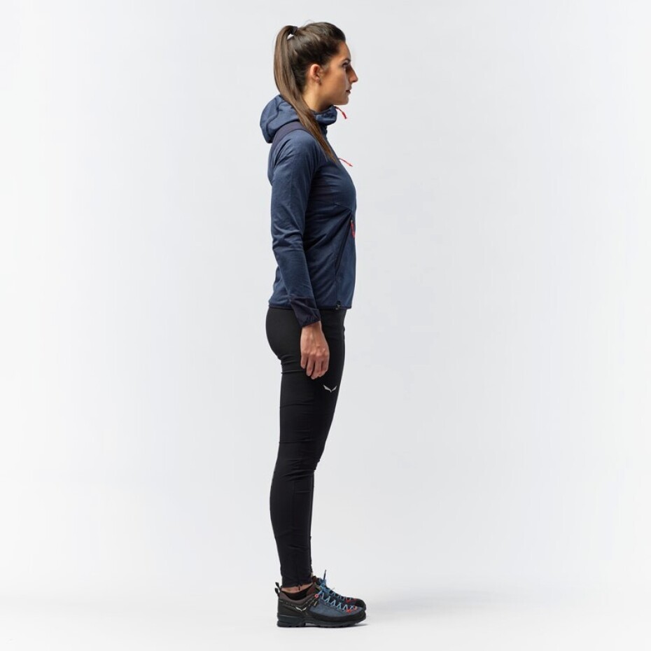 Dámská mikina Salewa  Agner Hybrid PL/DST Navy Blazer Melange 40 - main (4)