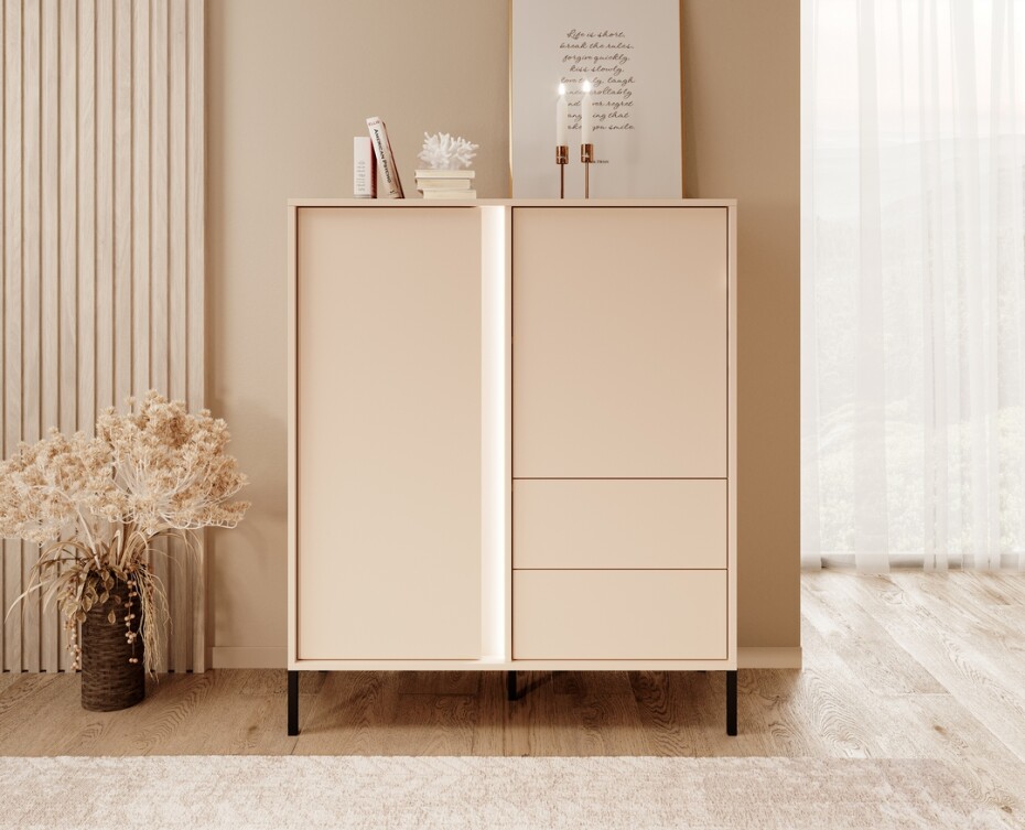 ArtLas Vysoká komoda DUST 103 2D2S - main (1)