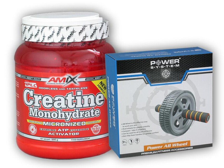 Fitsport Creatine 500g + posilovací kolečko POWER - main (0)