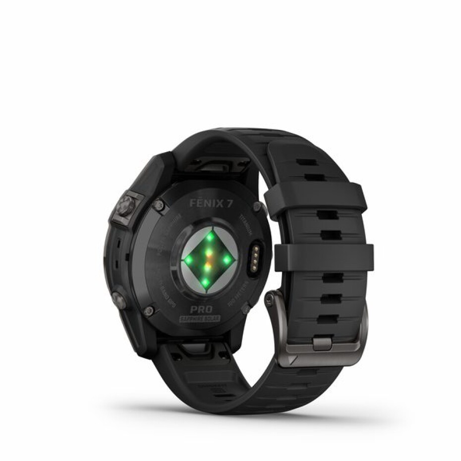 Garmin Fēnix 7 Pro Sapphire Solar Edition Carbon Gray DLC Titanium / Black Band - 010-02777-11 - main (7)