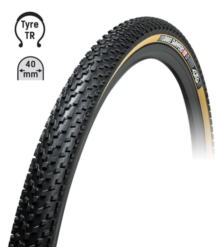 TUFO Plášť Gravel SWAMPERO HD 700x40C,bezd.črn/béž - main (0)