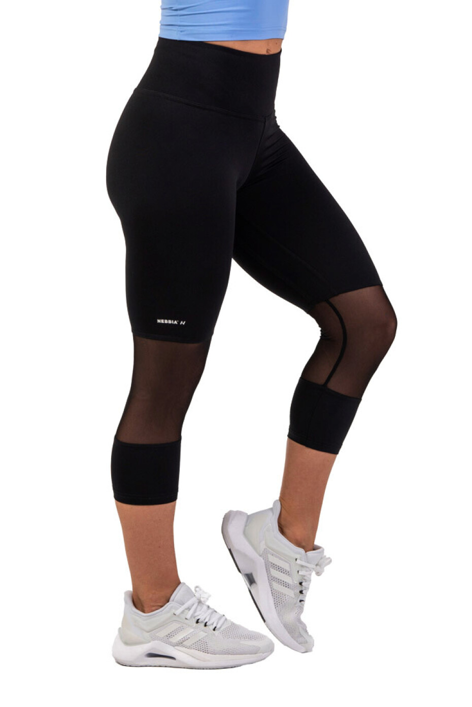 Dámské legíny Nebbia  High-Waist ¾ Length Sporty Leggings 406 black XS - main (1)