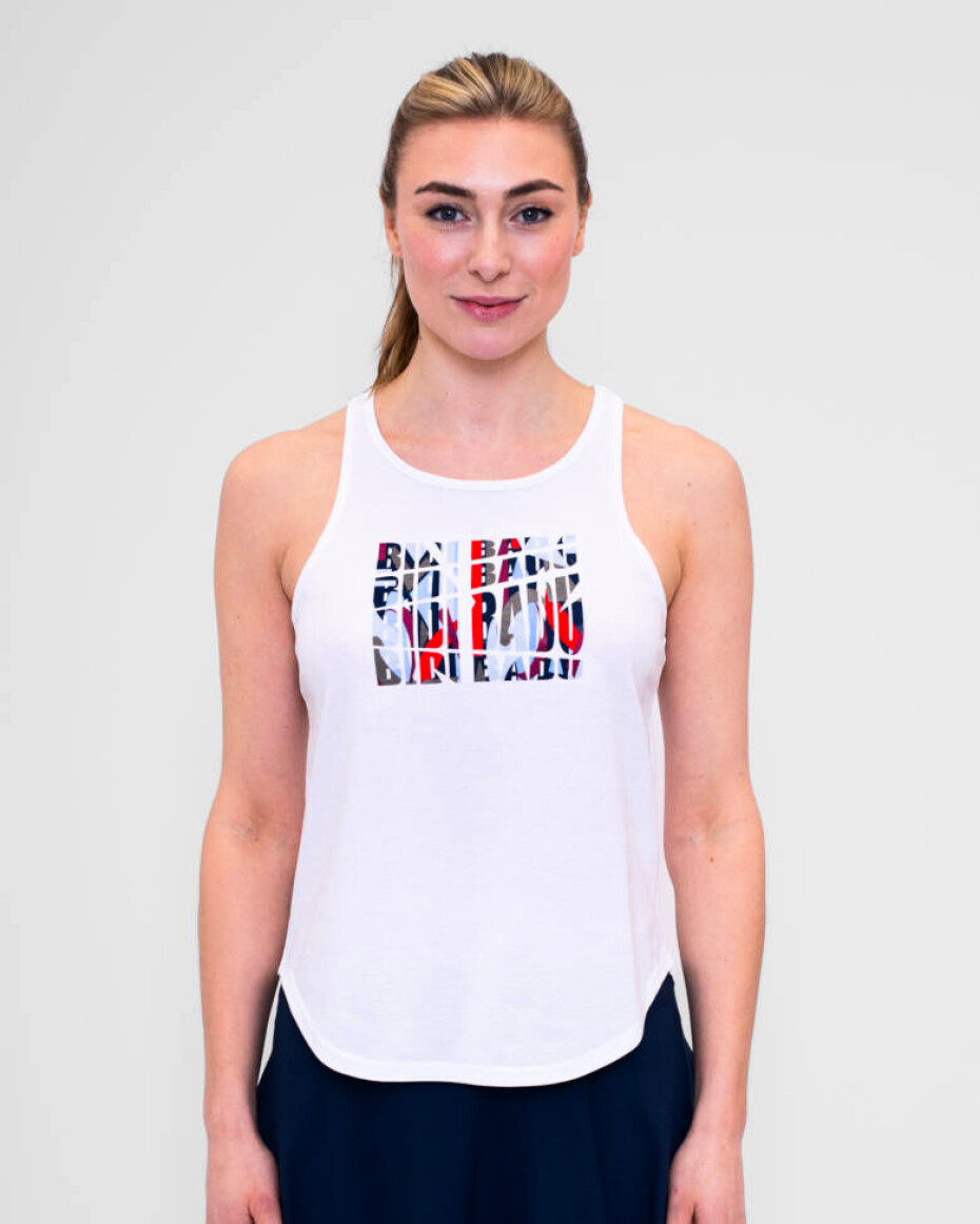 Dámské tílko BIDI BADU  New York 2024 Chill Tank Dark Blue/Red - main (3)