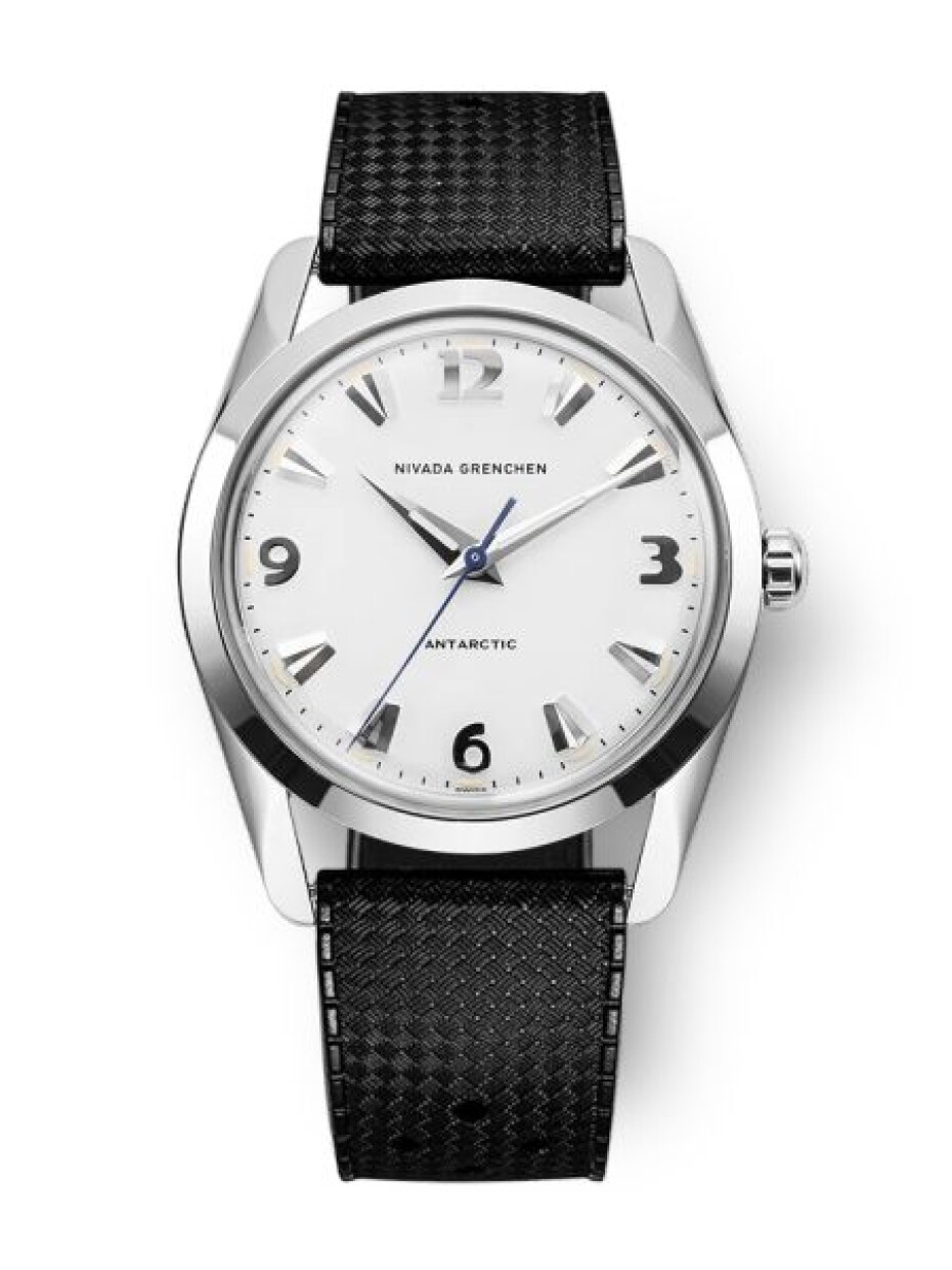 Nivada Grenchen Antarctic 35 mm - White Luminova - Rubber tropic - main (0)