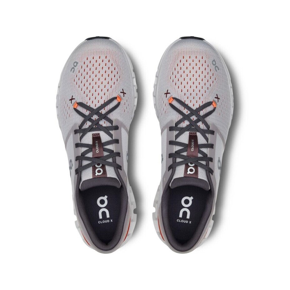 Pánská běžecká obuv On  Cloud X 4 Silver/Flame  EUR 47 - main (2)