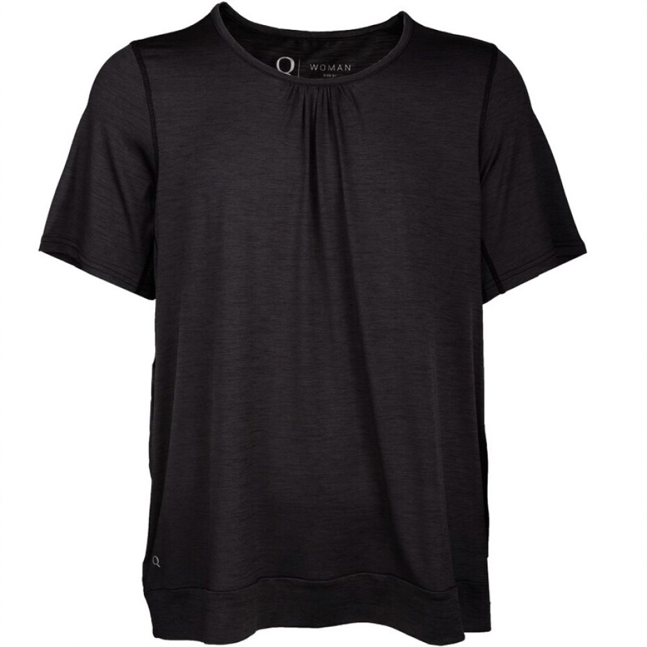 Dámské tričko Endurance  Q Bree SS Melange Tee Black Q1/46 - main (0)