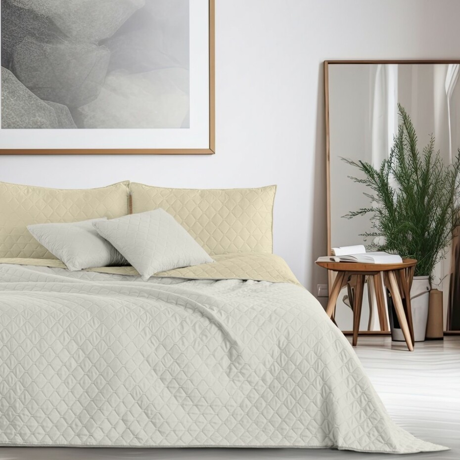 DecoKing Přehoz na postel Axel béžová, 220 x 240 cm, 220 x 240 cm - main (1)