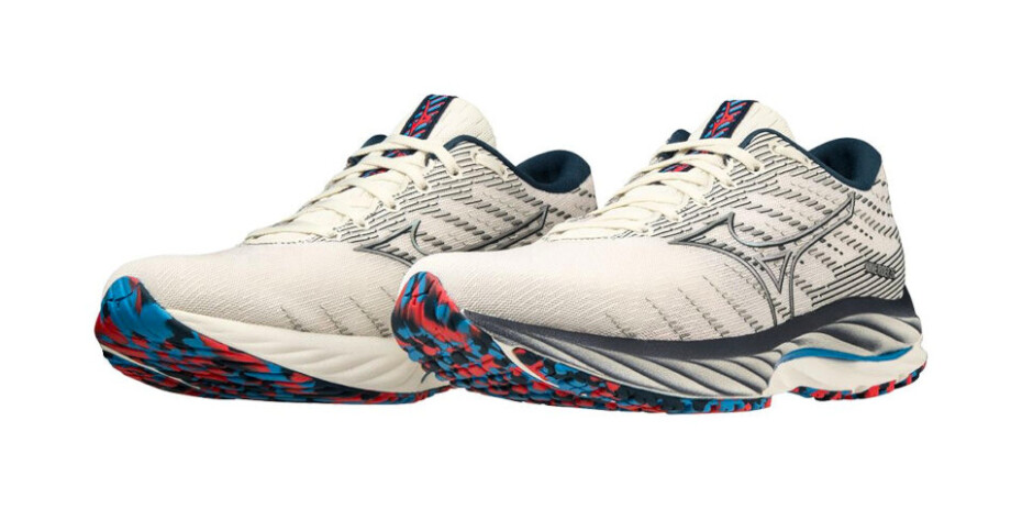 Dámská běžecká obuv Mizuno  Wave Rider 26 Snow White/Silver/Ibiza Blue  UK 4 - main (7)