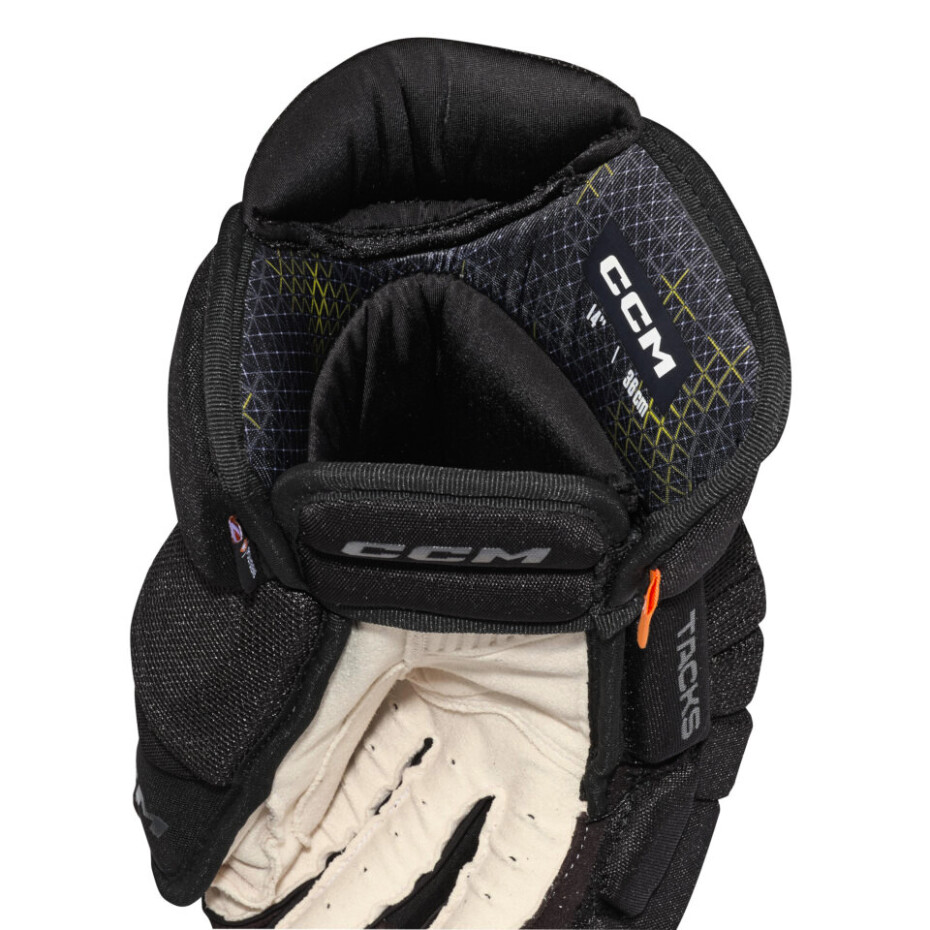 Hokejové rukavice CCM Tacks 4 ROLL PRO 3 Black/Grey Senior 15 palců - main (3)