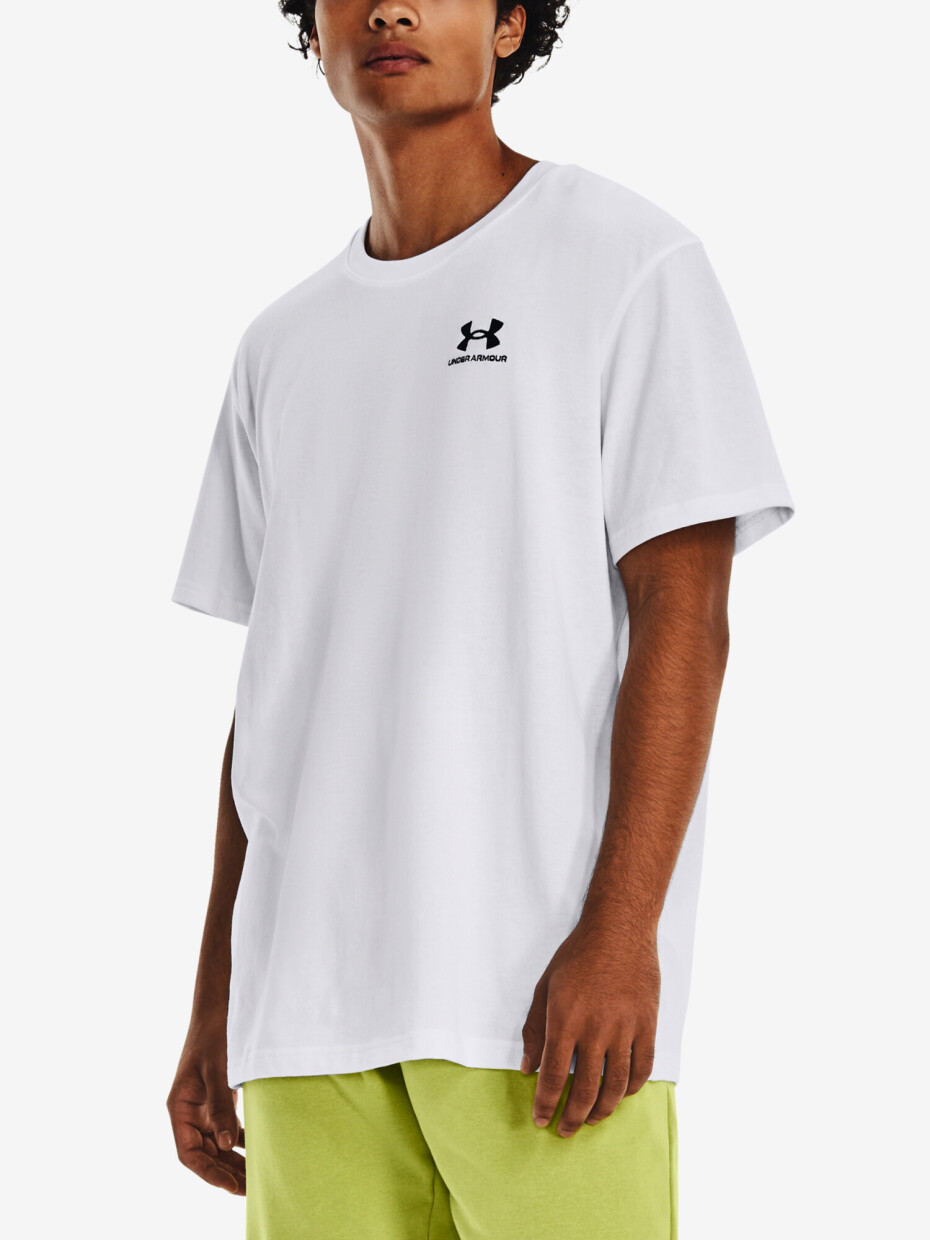 Under Armour UA LOGO EMB HEAVYWEIGHT SS-WHT - main (0)