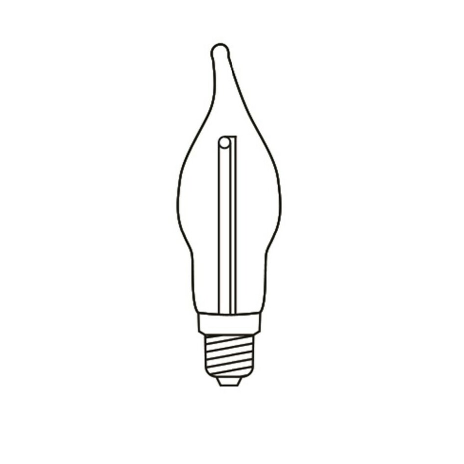 Adventní svícen s taženou žárovkou LED Filament, bílá - main (1)