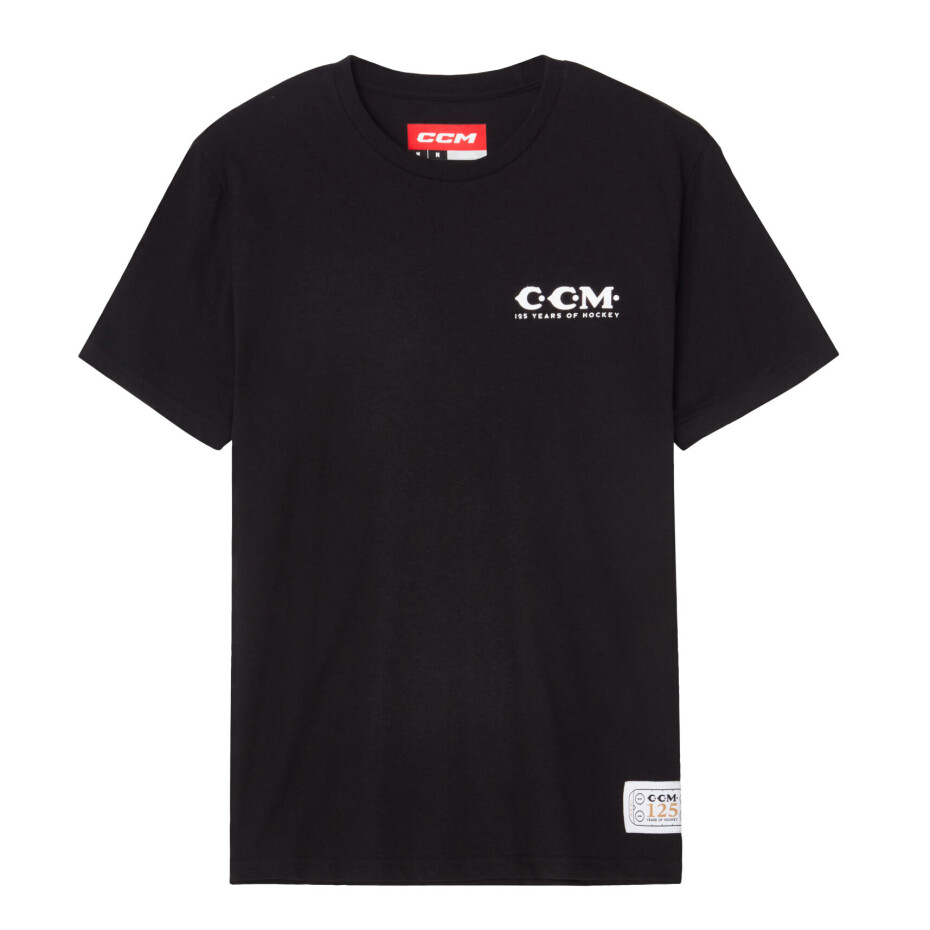 Pánské tričko CCM 125 Anniversary SS Tee B Black XXL - main (0)