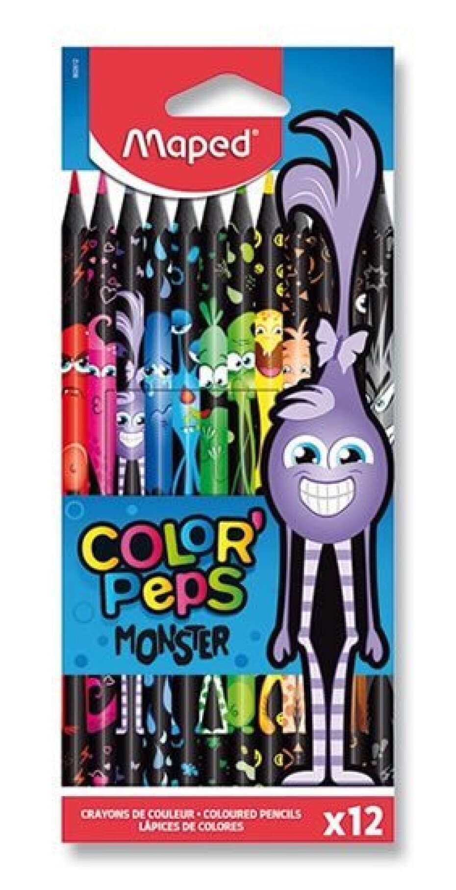 Maped - Bezdřevé pastelky Color´Peps Monster 12 ks - main (0)