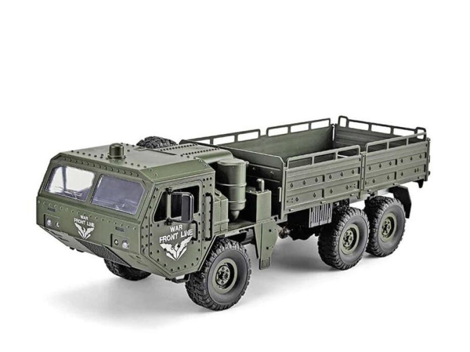 S-Idee RC vojenský truck 1:16 zelený - main (0)