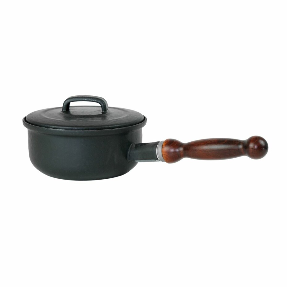 Sfinx Smaltovaný rendlík s poklicí s dřevěným držadlem BSE, 16 cm, 1,25 l - main (0)