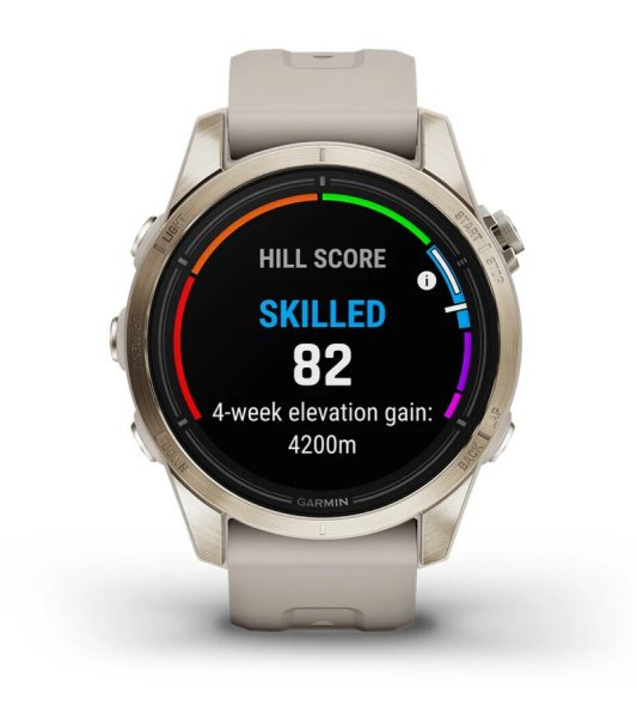 Garmin Epix™ Pro 42mm (Gen 2) Sapphire Edition Soft Gold / Cream Heathered Nylon Band - 010-02802-20 - main (6)