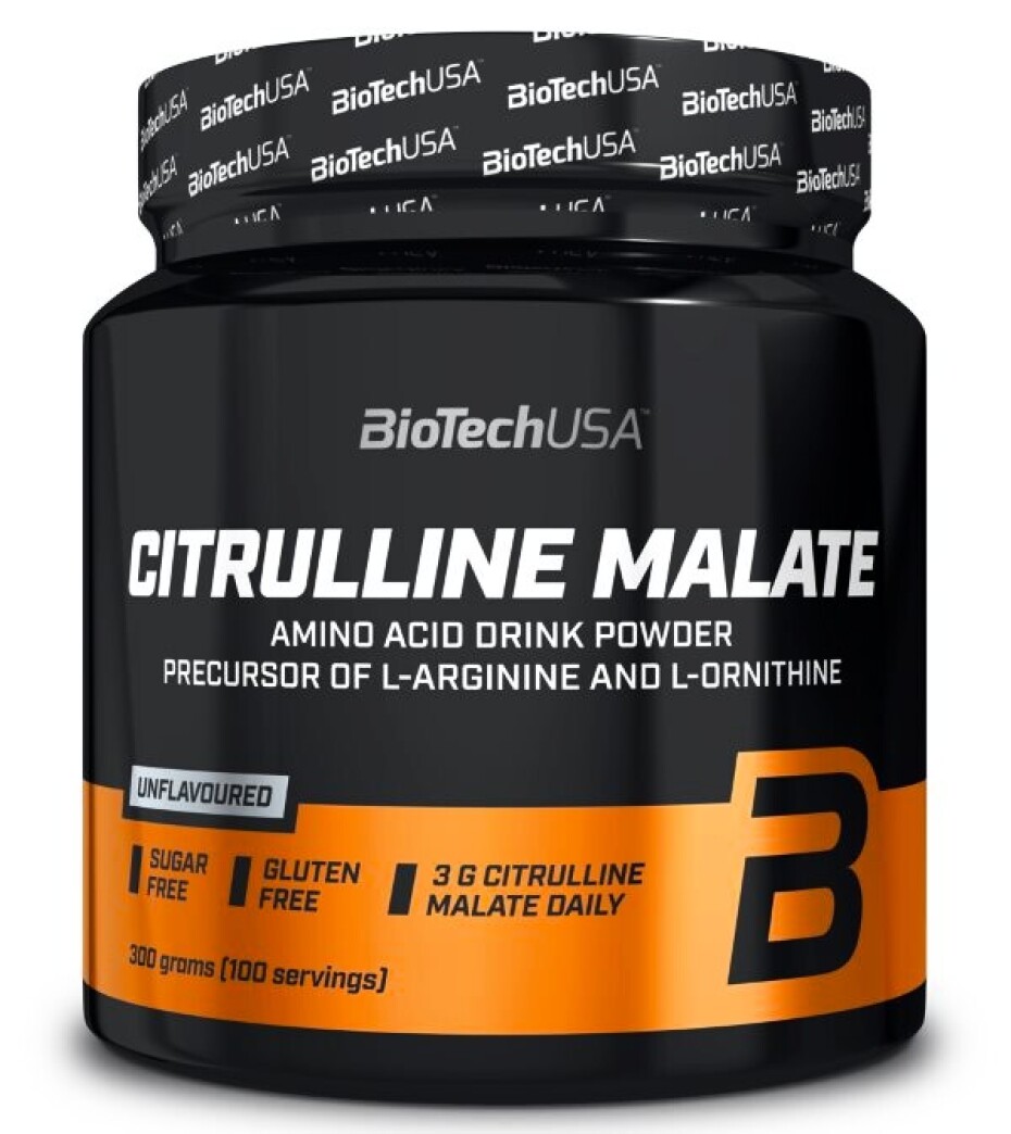 BioTech USA Citrulline Malate 300 g jablko - main (1)