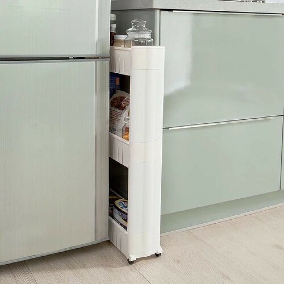 4Home Úzký odkládací regál na kolečkách Slim Jim - main (3)