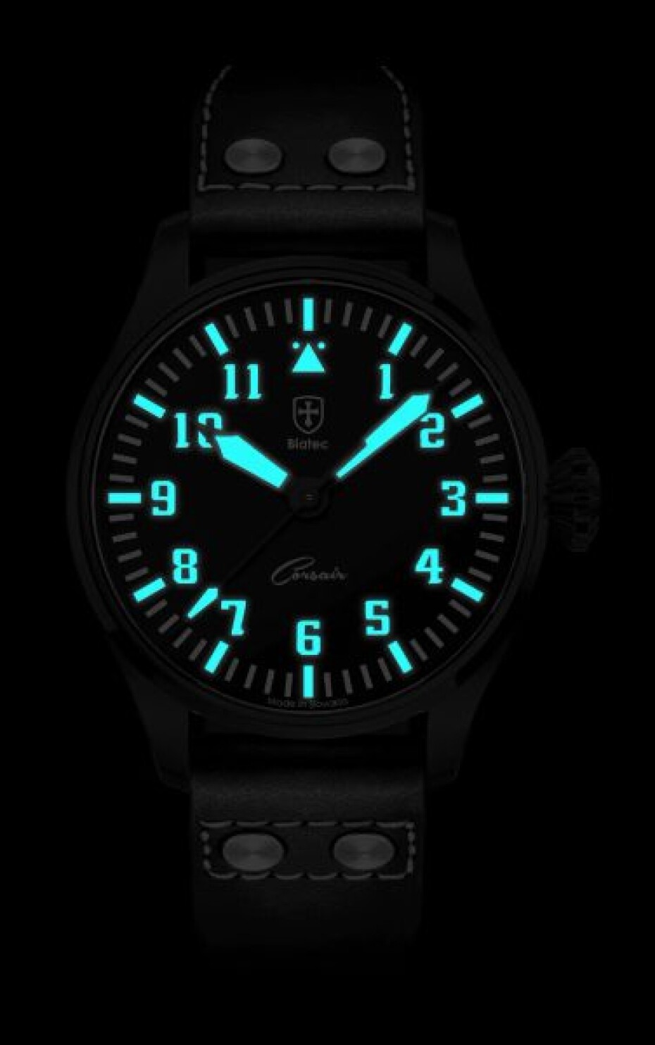 Biatec Corsair Vintage 02 - Světle hnědý řemínek v pilotním stylu - main (6)