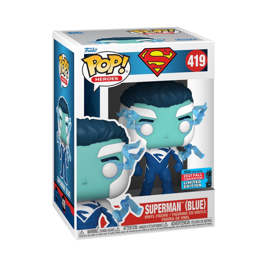 Funko POP Heroes: DC - Superman (Blue) - New York Comic Con Shared Exclusives - main (0)