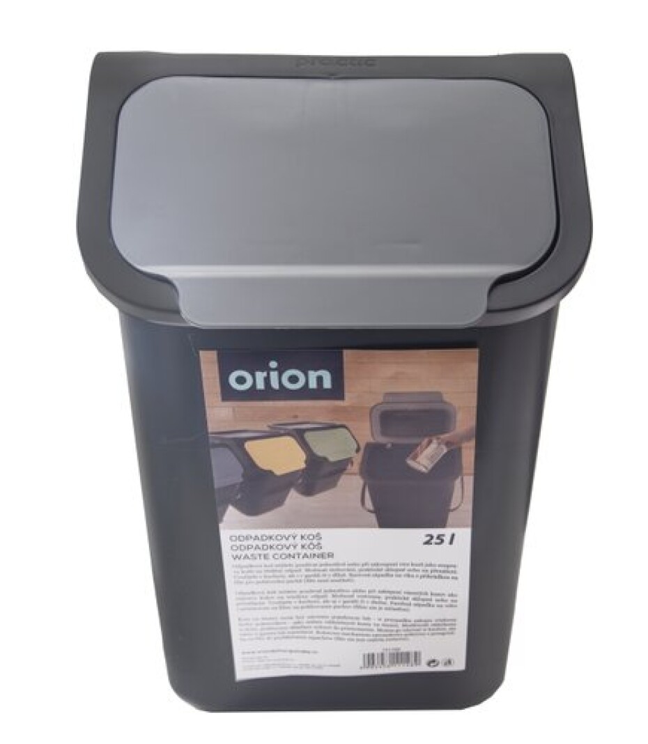 Orion Odpadkový koš na tříděný odpad 25 l, šedá  - main (4)