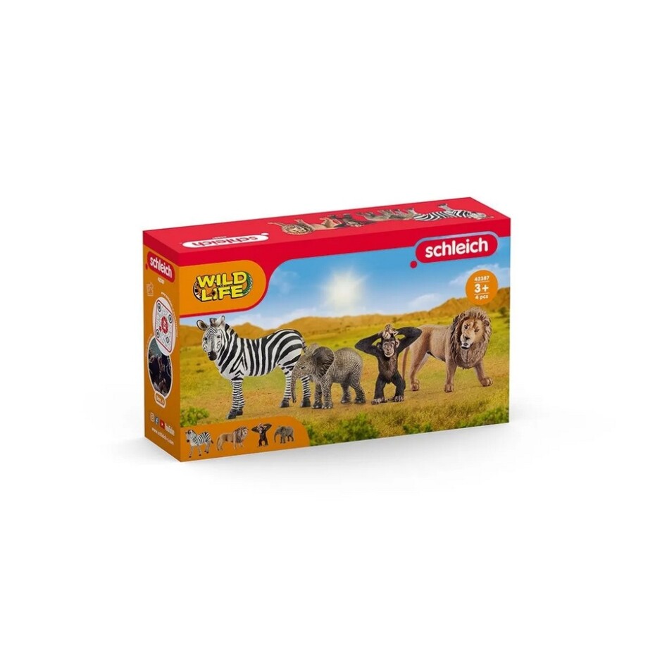 Schleich 42387 Divoká zvířata, 4 ks - main (1)