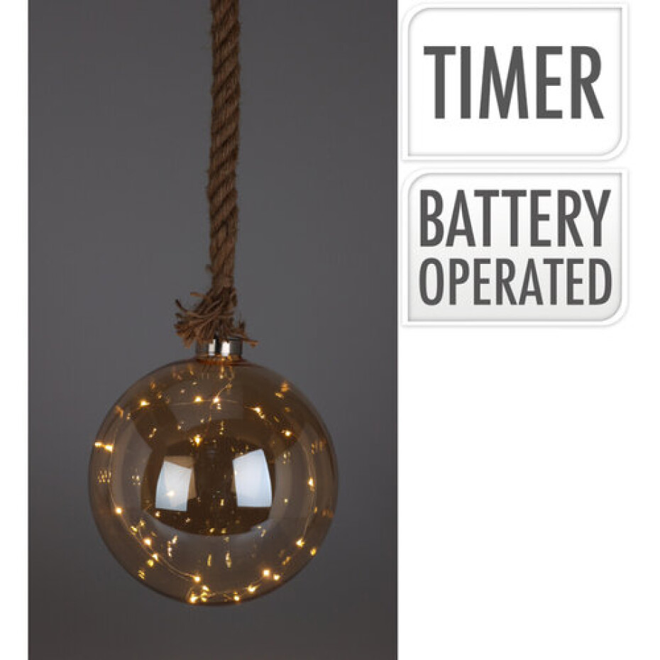 Vánoční závěsná LED dekorace Ball, 20 cm - main (1)