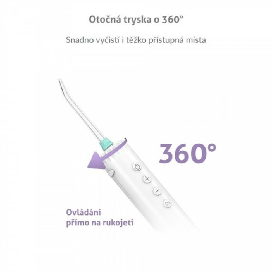 TrueLife Mezizubní sprcha AquaFloss Station O300 Ozone - main (4)