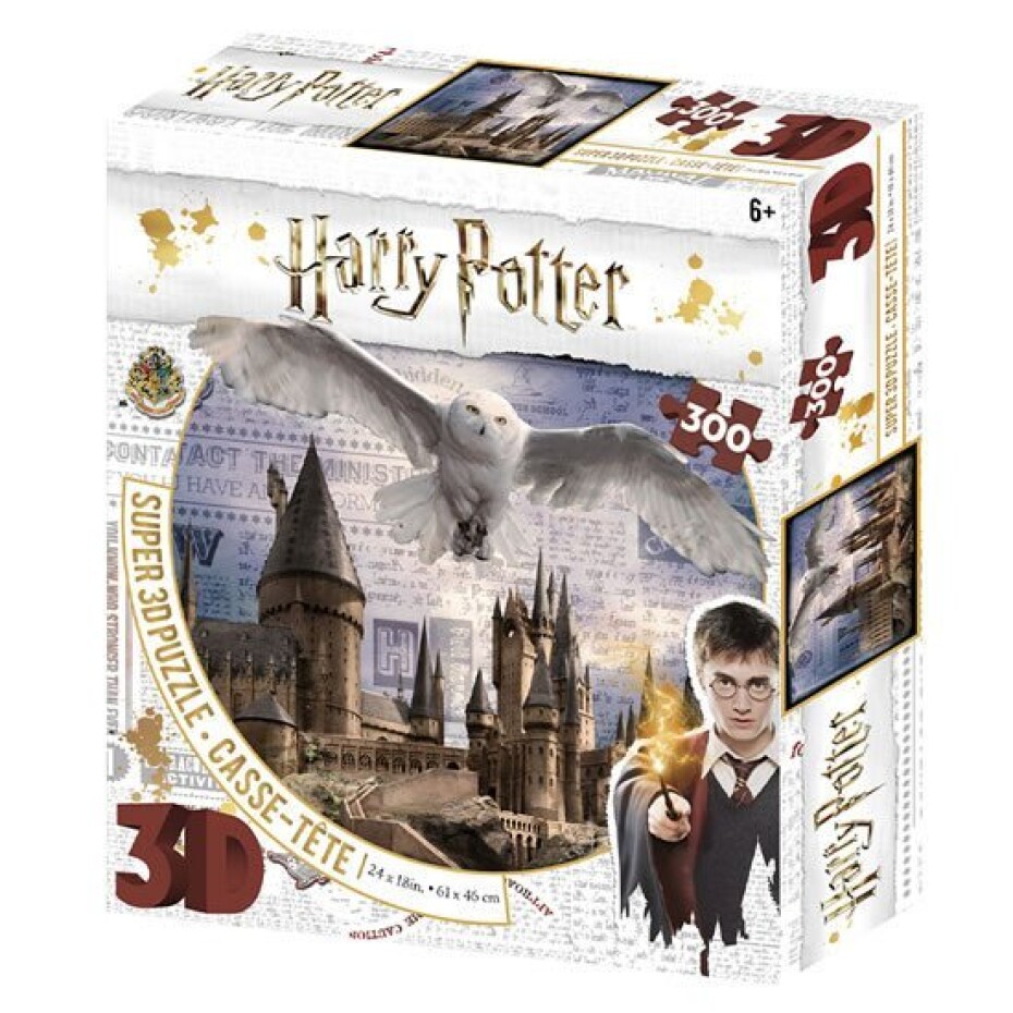 Harry Potter 3D puzzle - Bradavice a Hedvika 300 dílků - main (0)