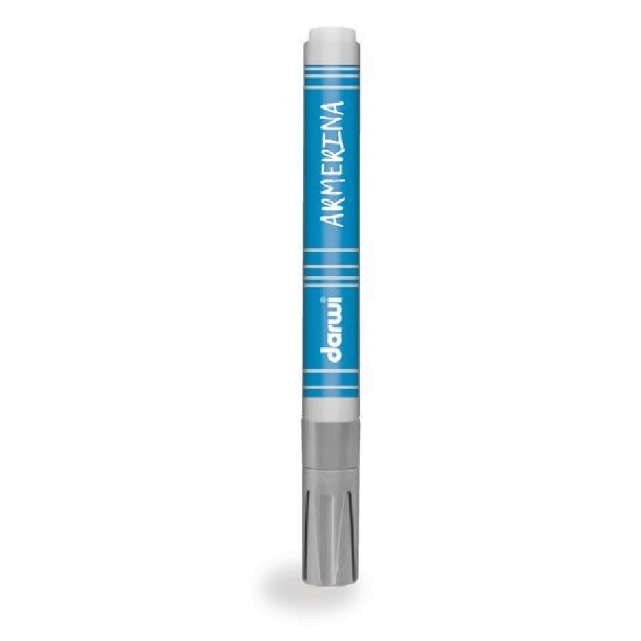 DARWI ARMERINA fixy na porcelán bez vypalování - Stříbrná 6 ml - main (0)