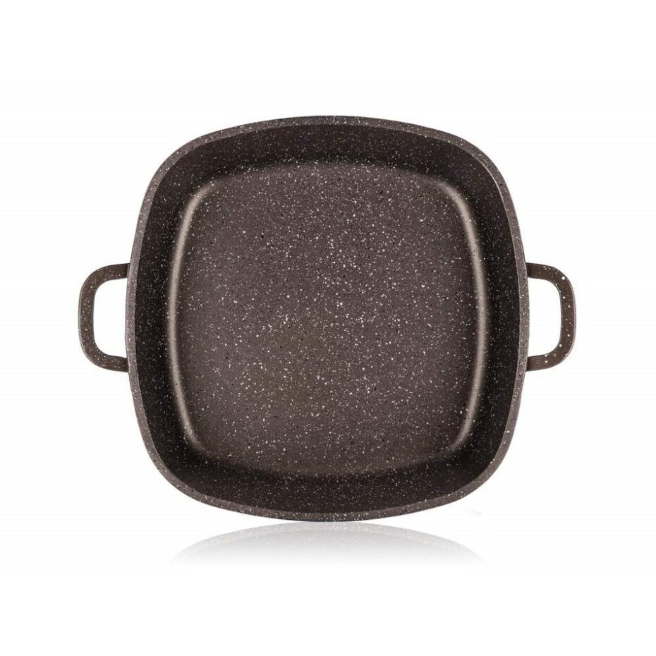 Banquet Pekáč s nepřilnavým povrchem PREMIUM Dark Brown 28 x 28 x 8 cm - main (4)
