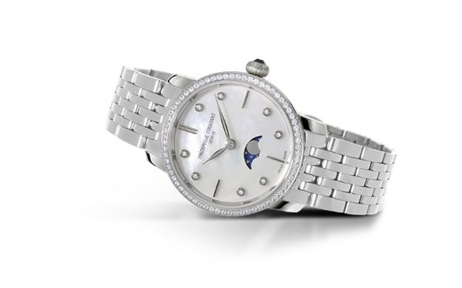 Frederique Constant Slimline Ladies Moonphase Quartz FC-206MPWD1SD6B - main (7)