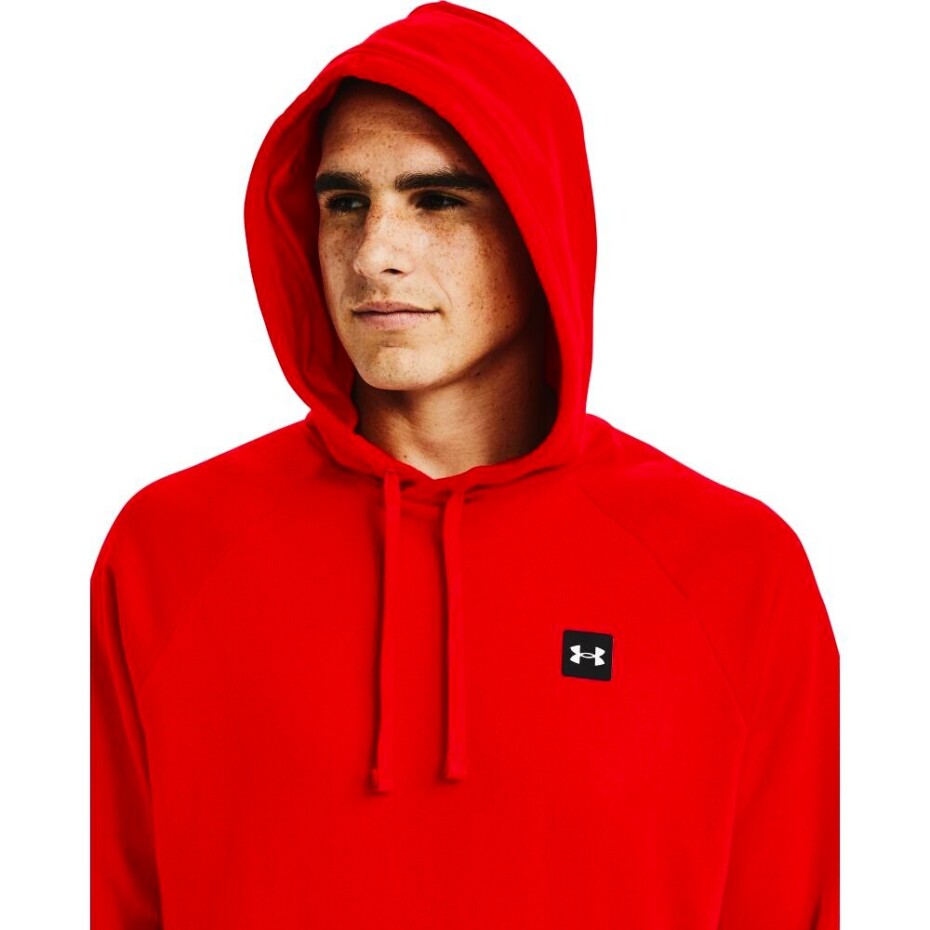 Pánská mikina Under Armour  Rival Fleece Hoodie red M - main (1)